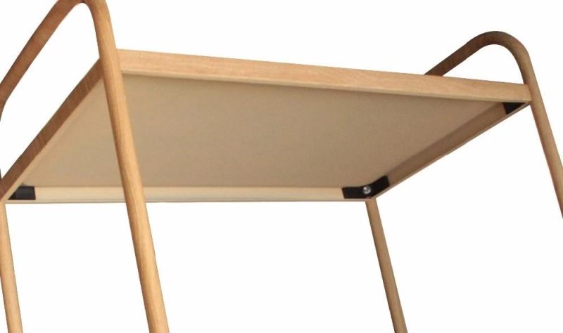Heavybao 2 Tier Serving Rolling Storage Cart Trolley Rack