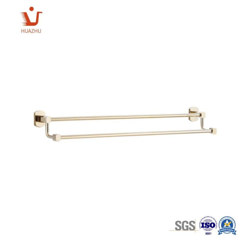 Bathroom Fittings Luxury Brass Single Towel Bar