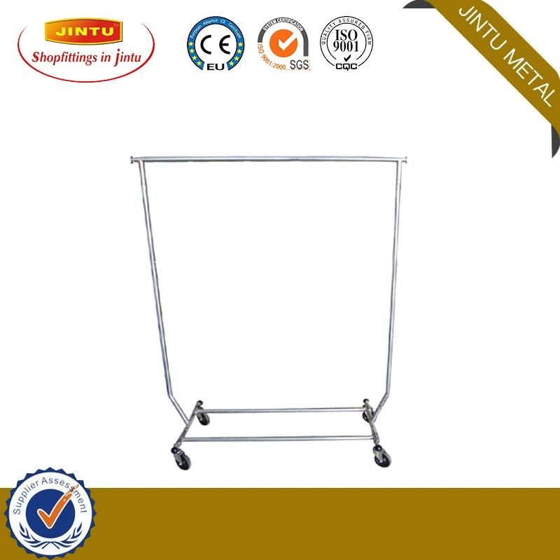 Fashion Custom Metal Cloth Display Stand Showroom Design for Retail Stores