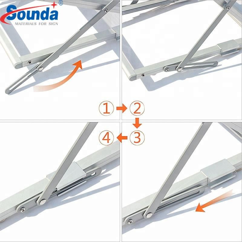 Brochure Holder Foldable Literature Rack for Tradeshow