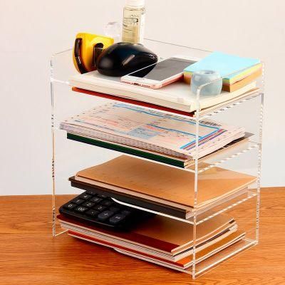 Beautiful A5 Ticket Clear Storage Rack for Office Necessity