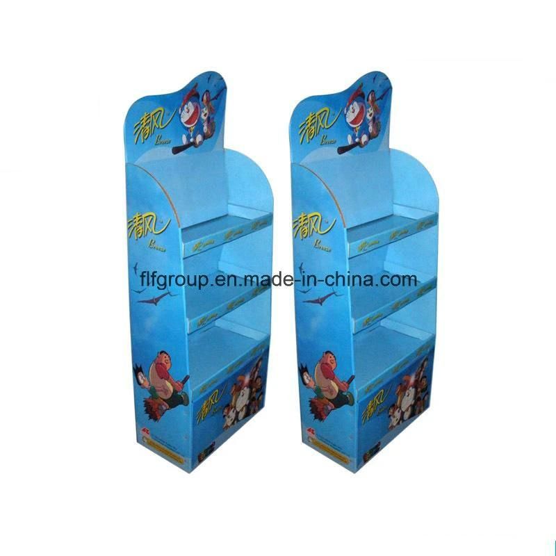 Bottle Drink Paper Display Supermarket Pop Corrugated Cardboard Display Rack