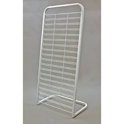 Wall Mountable Mesh Wire Grids Display/Gridwall Rolling Rack