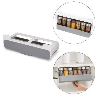 Plastic Kitchen Organizer Storage Box Seasoning Storage Rack