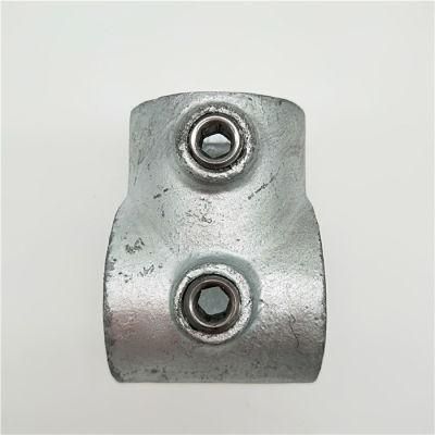 Structural Short Tee Pipe Fittings Galvanized Tube Clamp Handrail System Railing Key Clamps