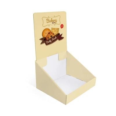 Manufacturer Custom Design Kraft Cardboard Bottle Bag Cosmetic Display Shelf