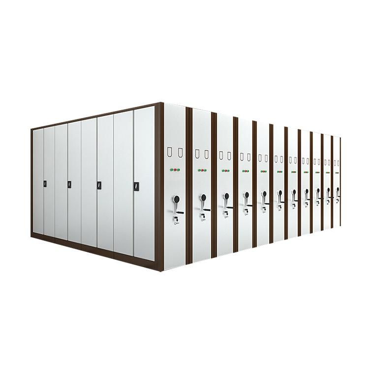 Metal Office Library Storage Movable Filing Cabinet Compactor/Steel Mobile File Shelves Compactor