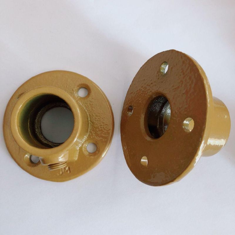 Key Clamps Floor Flange with Screw Pipe Fittings