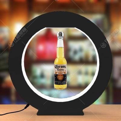 China Factory Custom Display Stands Acrylic Beer Beverage Display Stand with LED