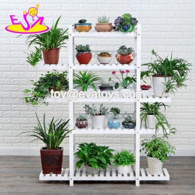 Most Popular Natural Wood 5-Layer Plant Display Stand W08h111b