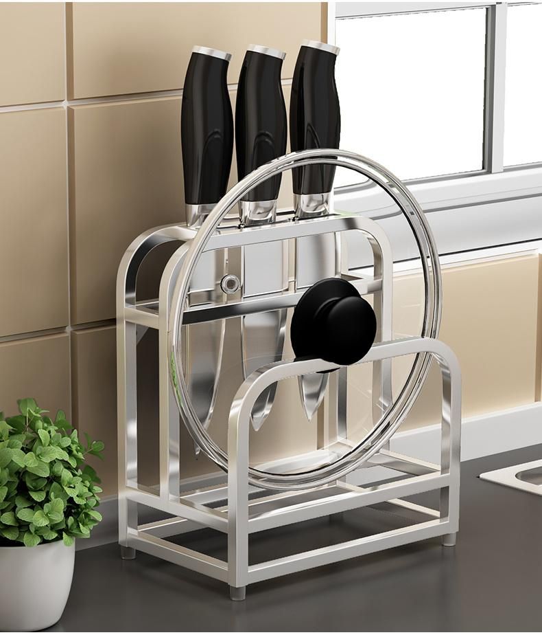 Punch-Free Kitchen Storage Rack Cutting Board Rack