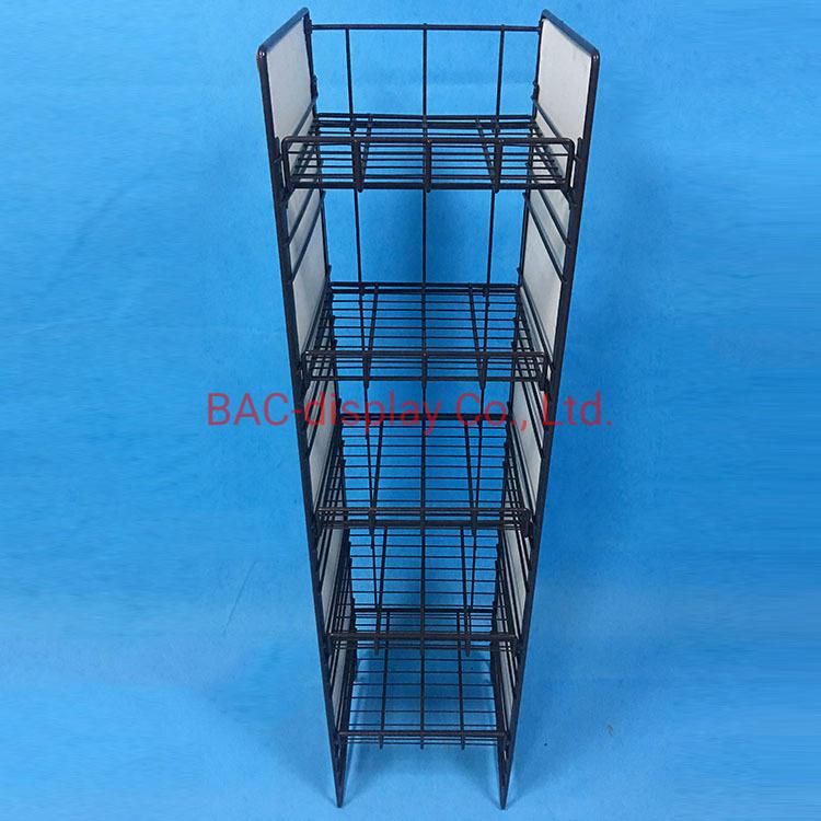 Coated Abrasive Wire Rack for Metal Display