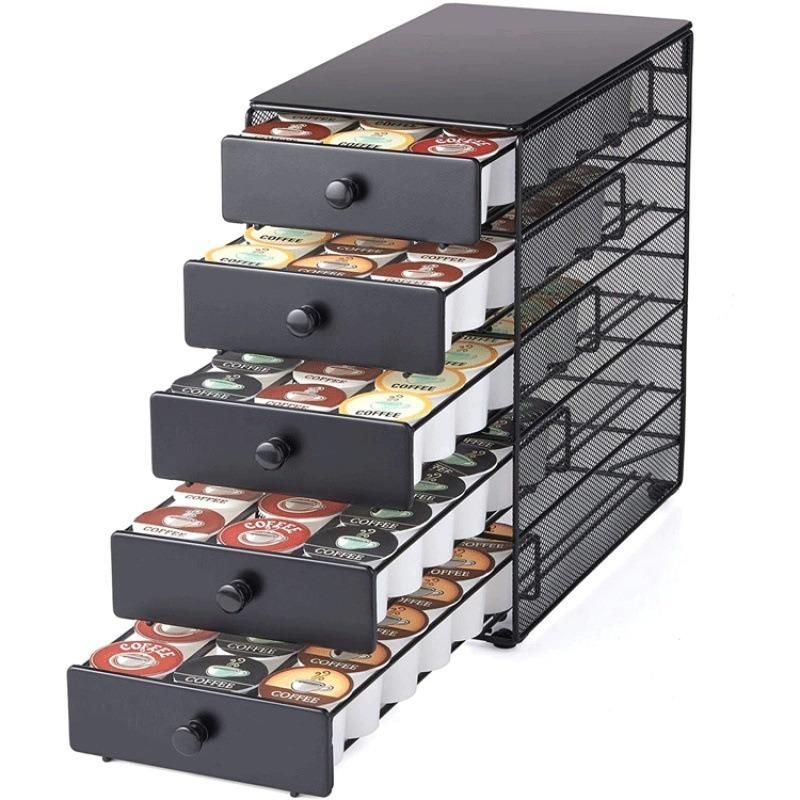 Coffee Capsule Drawer Rack K-Cups Nespresso Coffee Storage Drawer Rack