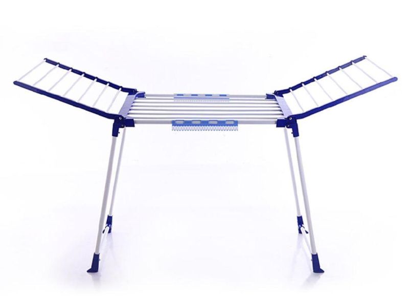 High Quality Hot Sell Lightweight Aluminum Clothes Drying Rack, Rolling Cloth Drying Shelf