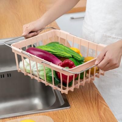 Plastic Shelf Dish Bowl Chopsticks Drainer Rack Kitchen Storage Drain Basket Dish Drying Rack