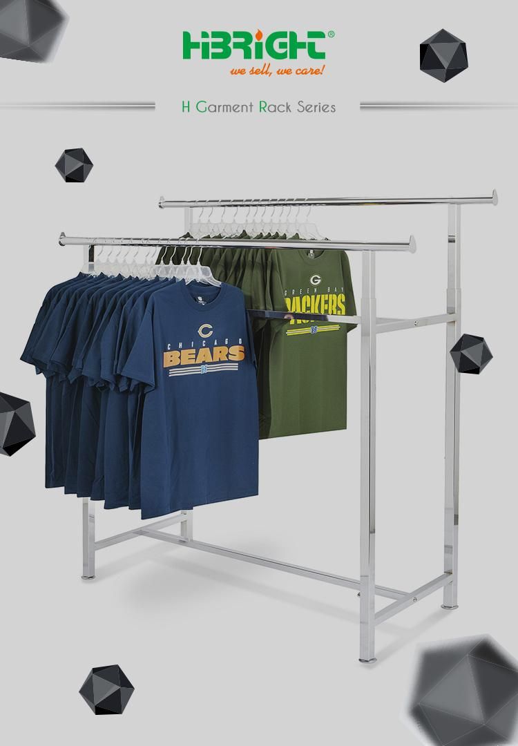 Spiral Clothing Rack with Chrome Finish Helix Arm