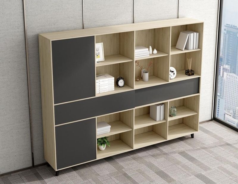 Commercial Melamine Office Storage Cabinet Modular File Bookcase