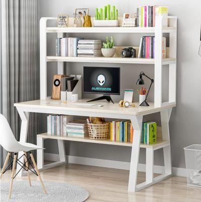 Computer Desktop Table Desk Bookshelf Combination Home Simple Bedroom Student Simple Small Table Desk Writing Desk