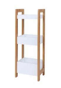 Wooden Freestanding Shower 3 Tier Rack Storage Organiser