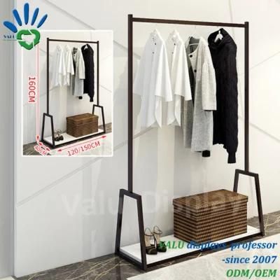 Garment Rack Women Clothes Store Display Rack Clothing Display Shelves Customized Clothing Display Rack