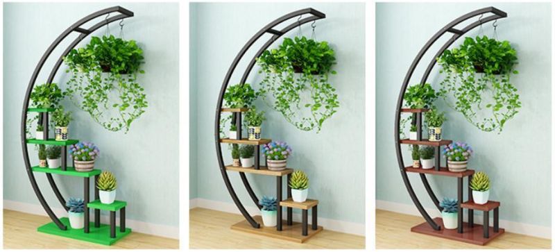 Living Room Flower Stand Pot Rack Indoor Green Floor Flower Stand