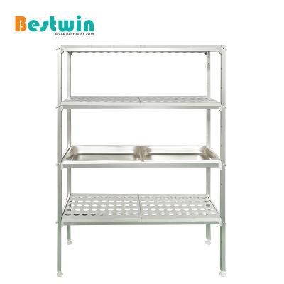 Composable Adjustable Commercial Restaurant Warehouse Rack Goods Storage Shelf