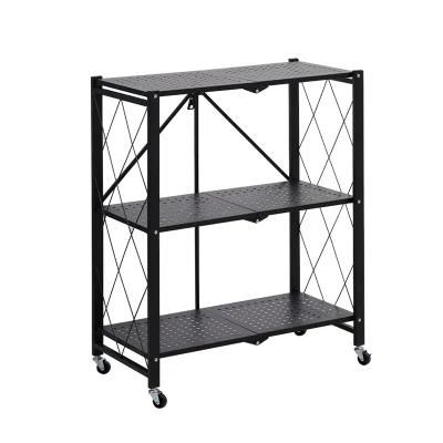 Factory Manufacturer Supply Foldable Kitchen Oven Storage Holder Heavy Duty Storage Rack