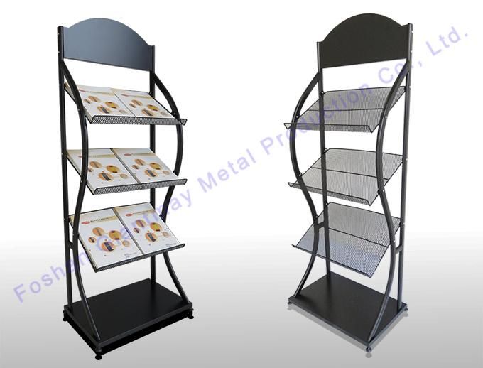 Giantmay Cheap Literature Journal Library Book Display Wire Metal Magazine Rack