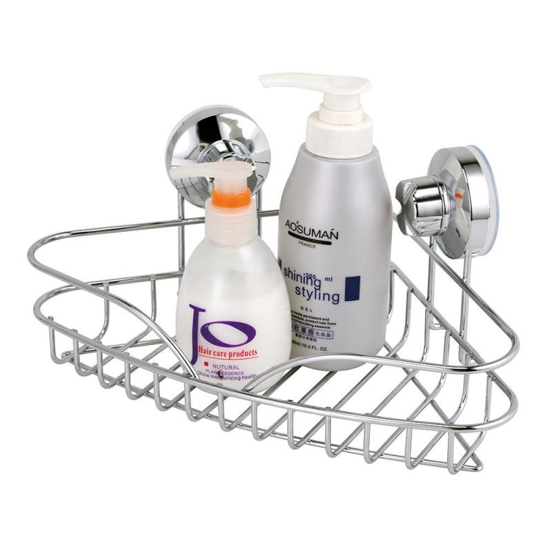 Hot Sale Chrome Hanging Bathroom Bath Shower Caddy with Basket