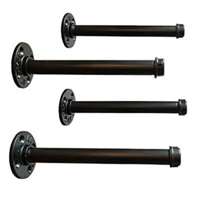 Amazon Black Iron Pipe Brackets for Floating Shelves Wall Mounted Floating Shelf Hanging Wall Hardware for Custom Shelf