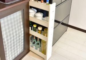 Rolling Utility Cart Bathroom Storage Shelf Rack Kitchen Racks