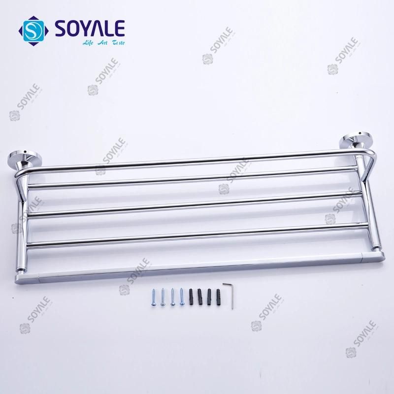 Brass Towel Rack with Chrome Plated Sy-16725