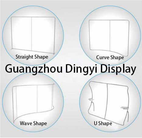 Custom Exhibition Banner Stand Tension Fabric Backdrop