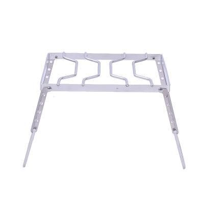 Multi-Purpose Camping Steel Table Stackable Table Stackable Design for Side Table Storage Shelf Outdoor Steel Rack