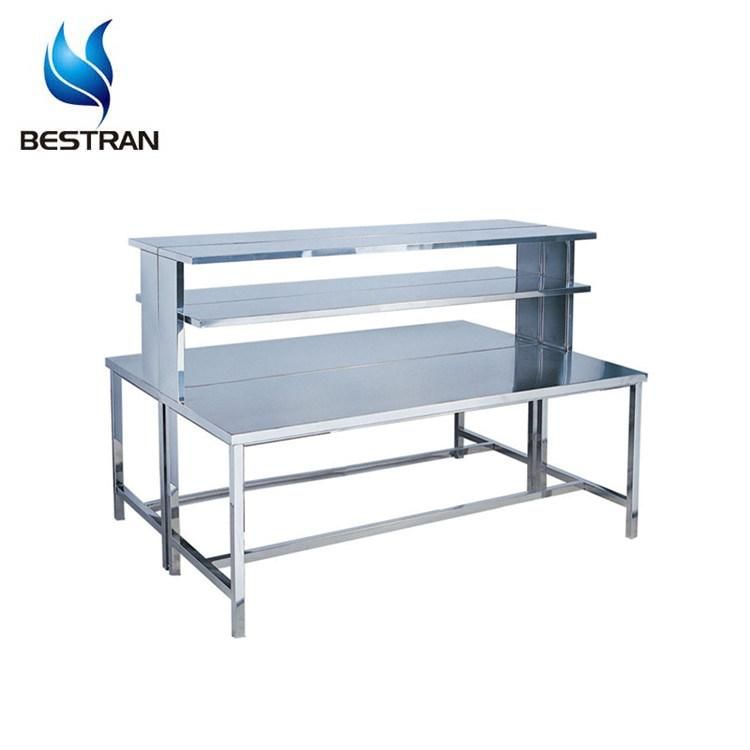 Bt-Gr001 Cheap Stainless Steel Goods Rack with 4 Shelves Goods Storage Rack Price