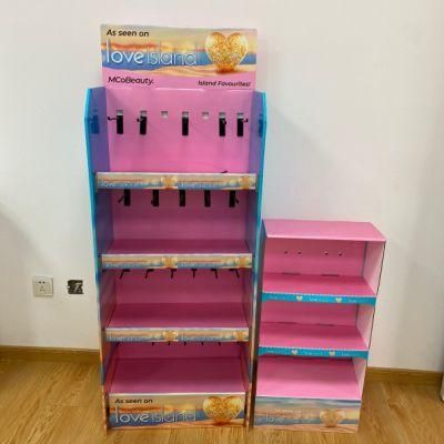 Corrugated Display Stand, 3 Tiers Paper Cardboard Candy Chewing Gum Display Racks