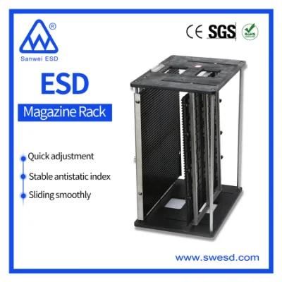 2020 ESD Magazine Racks Antistatic SMT ESD Reel Storage Rack for PCB