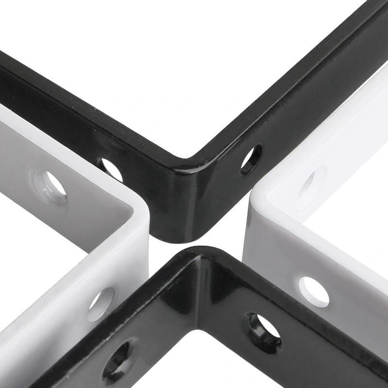 Hot Selling DIY L Shape Steel Bracket Powder Coated Black Color for Wall Support