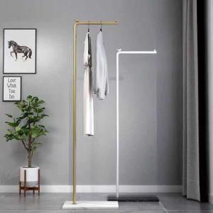 Simply Modern Metal Clothing Display Rack in Bedroom Luxury Garment Shelf in Boutique