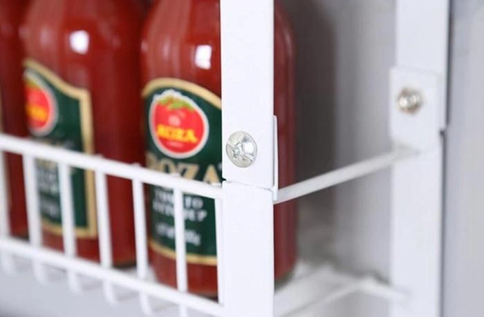 Refrigerator Side Storage Rack Paper Towel Holder Spice Jars Shelf