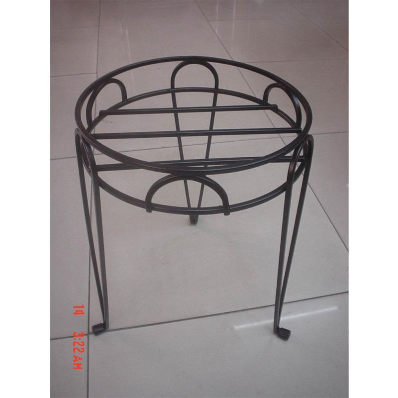Garden Square Black Herbs Planter Shelf Metal Plant Stand with Flower Box