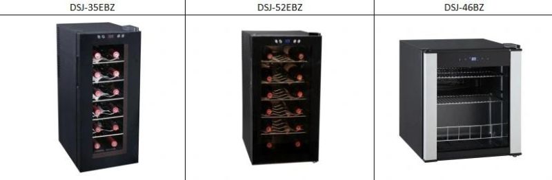 Hot Sale 17 Bottles Wine Cellar for Cooling Wine Dual Zone Wine Cooler