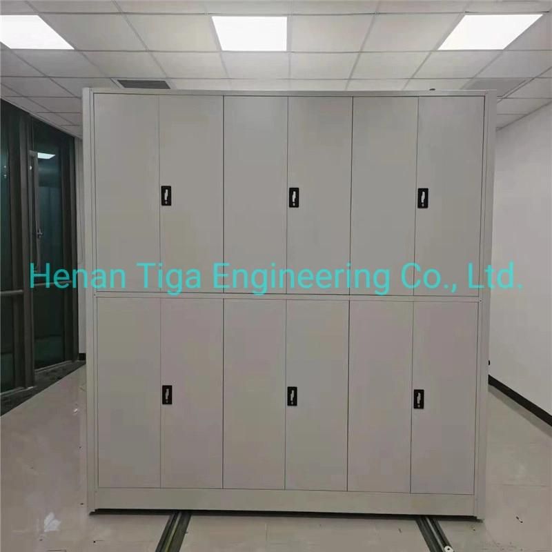 Hospital Government Office Mobile Shelving Cabinet Series Steel Locker File Cabinet Mobile Frame Archive Dense Rack