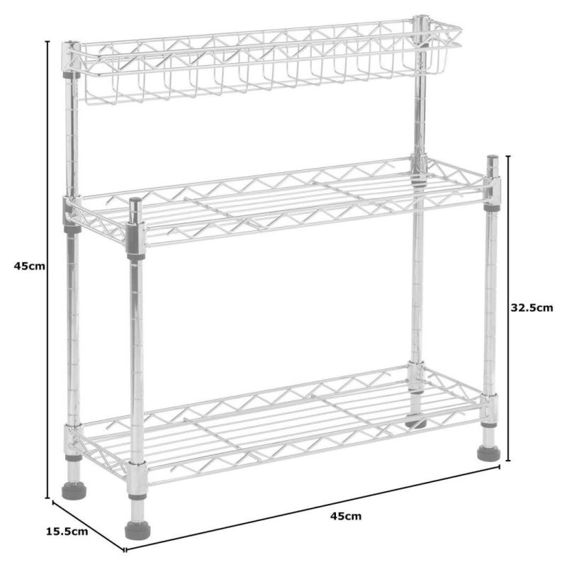 3 Tier Small Wire Storage Rack