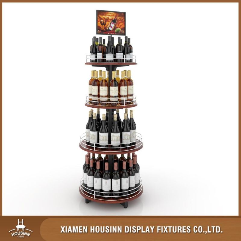 Beverage Spirit Beer Wine Display Tower Rack