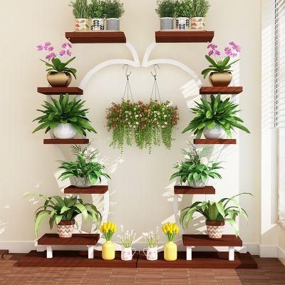 Creative Wrought Iron Multi-Layer Flower Stand Indoor Floor Plant Stand
