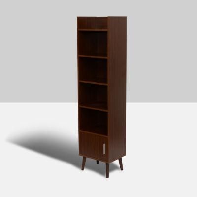 Small Open Wood Book Rack Stylish Bookcases for Home or Office