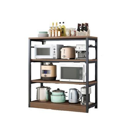 Metal Kitchen Storage Rack Multi-Layer Microwave Oven Shelf