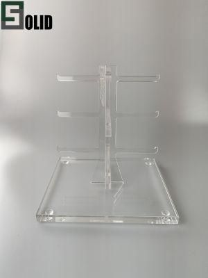 Factory Exquisite Custom Shark Shaped Transparent Acrylic Glasses Display Rack