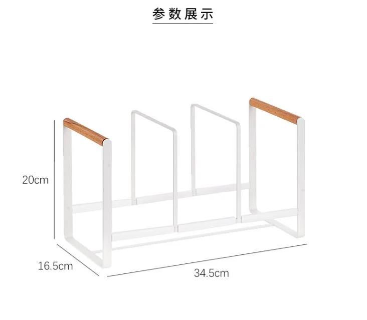 Modern Stocked Steel and Wood Shelving Sink Kitchen Storage Rack